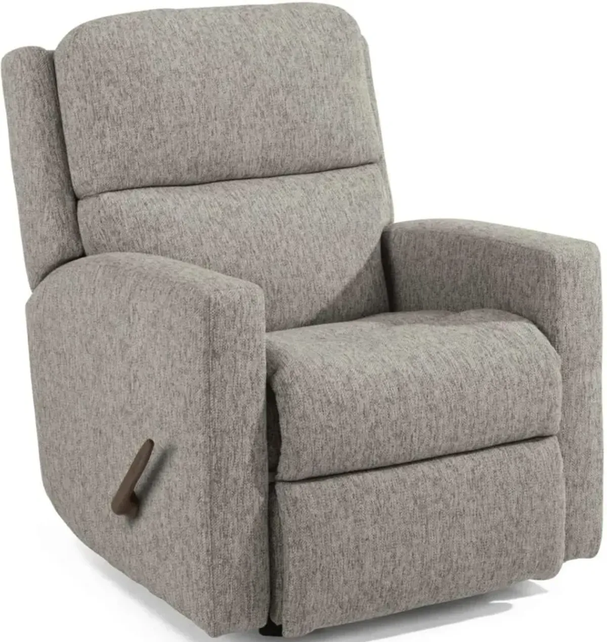 Flexsteel Chip Silver Spray Manual Recliner