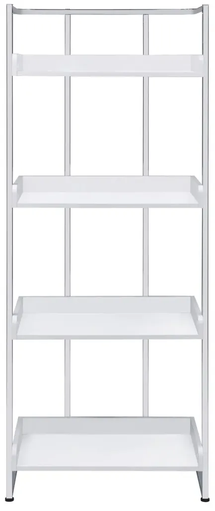 EMBER BOOKCASE WHITE HIGH GLOSS