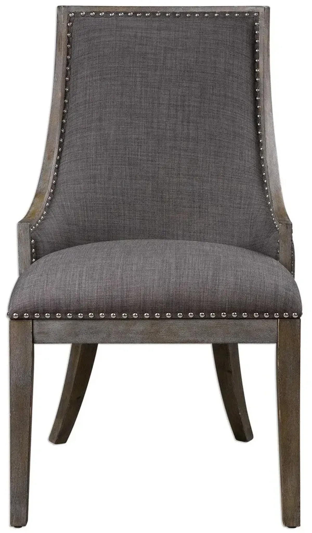 Uttermost Aidrian Gray Accent Chair