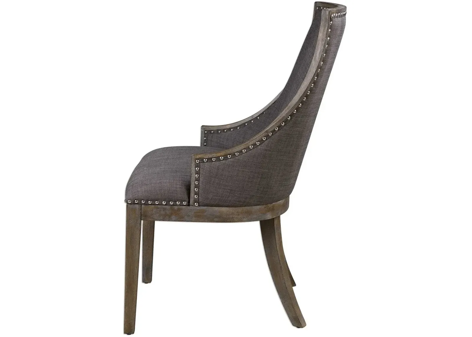 Uttermost Aidrian Gray Accent Chair