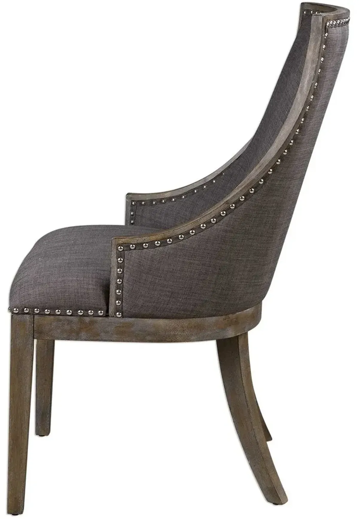 Uttermost Aidrian Gray Accent Chair