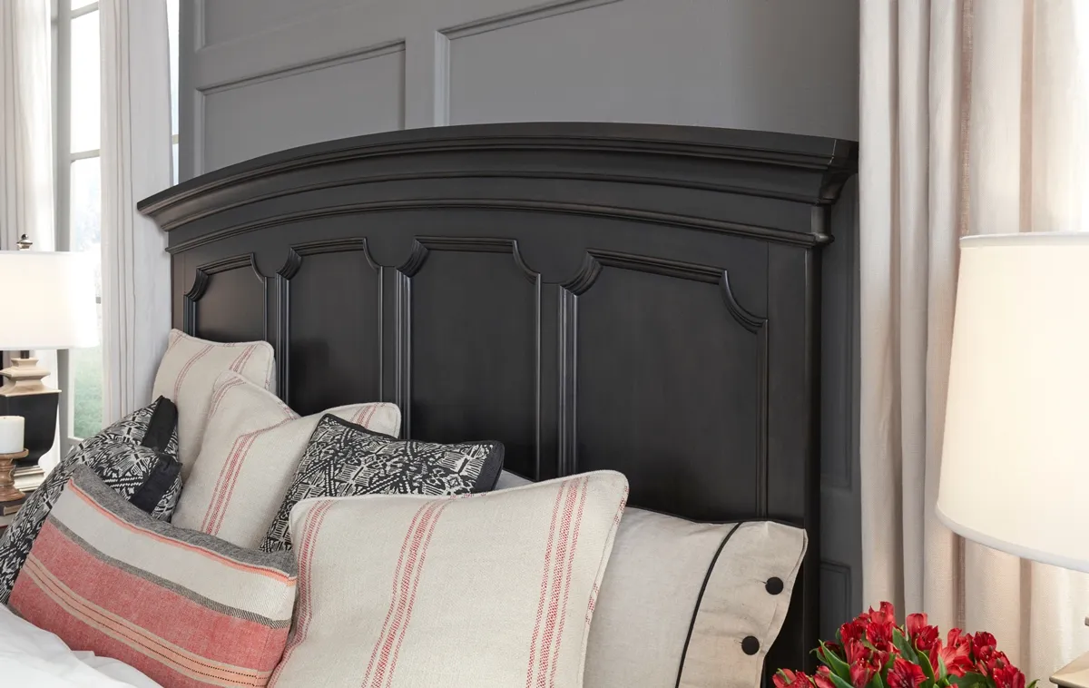 ARCHED PANEL HEADBOARD KING/CALIFORNIA KING - TOWNSEND
