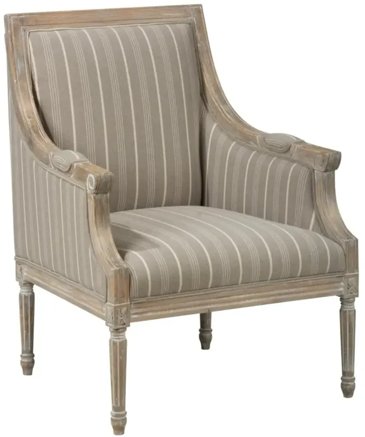 Jofran Mckenna Taupe Accent Barrel Chair