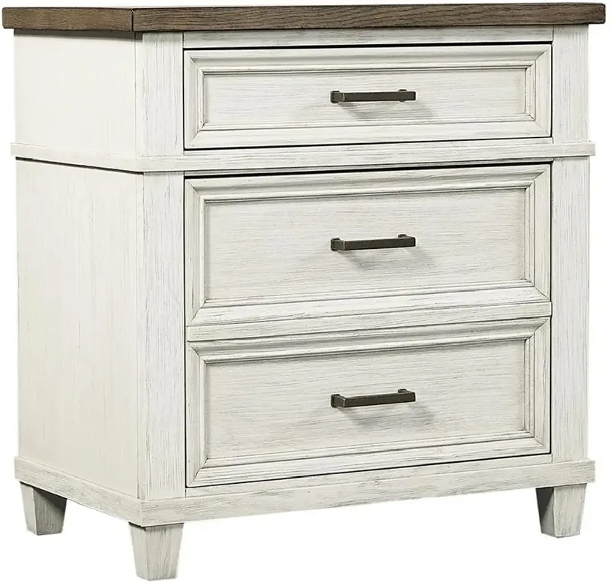 Aspenhome Caraway Aged Ivory 2-Drawer Nightstand