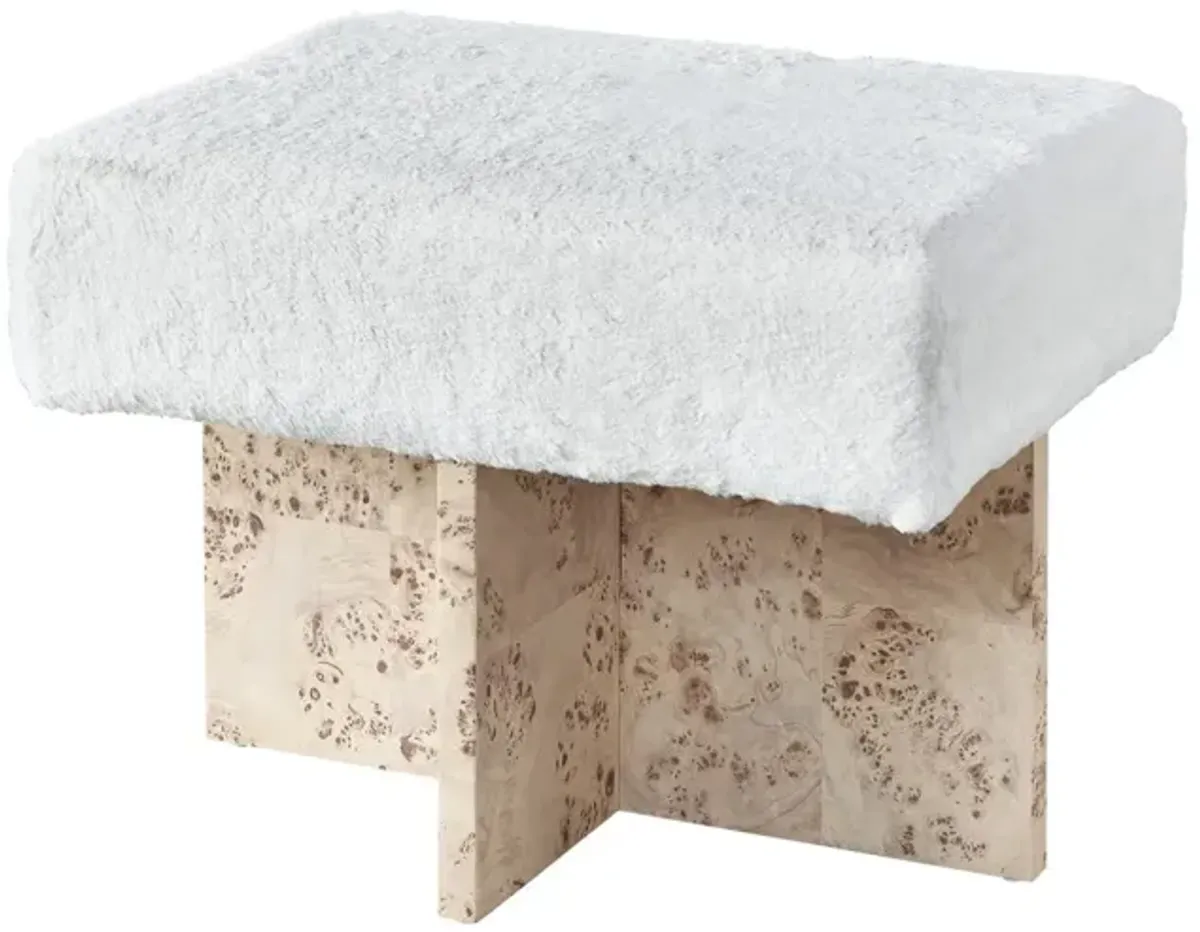 Universal Tranquility Miranda Kerr Home Riviera Bunny Cream/Mappa Burl Bunching Bench