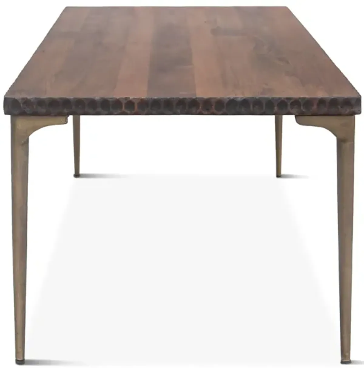 Home Trends Design Santa Cruz 78 Inch Two-Toned Rectangle Dining Table