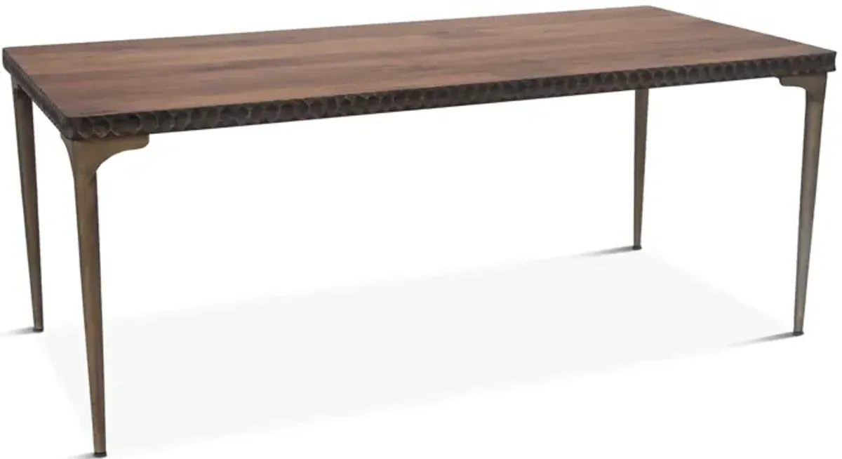 Home Trends Design Santa Cruz 78 Inch Two-Toned Rectangle Dining Table