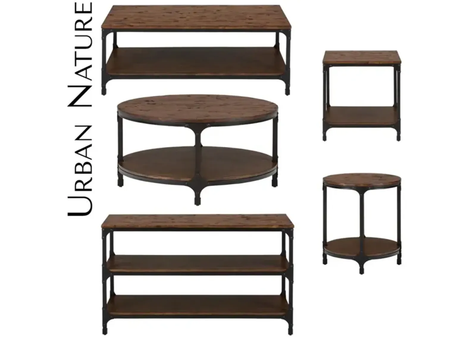 Jofran Urban Nature Round Cocktail Table