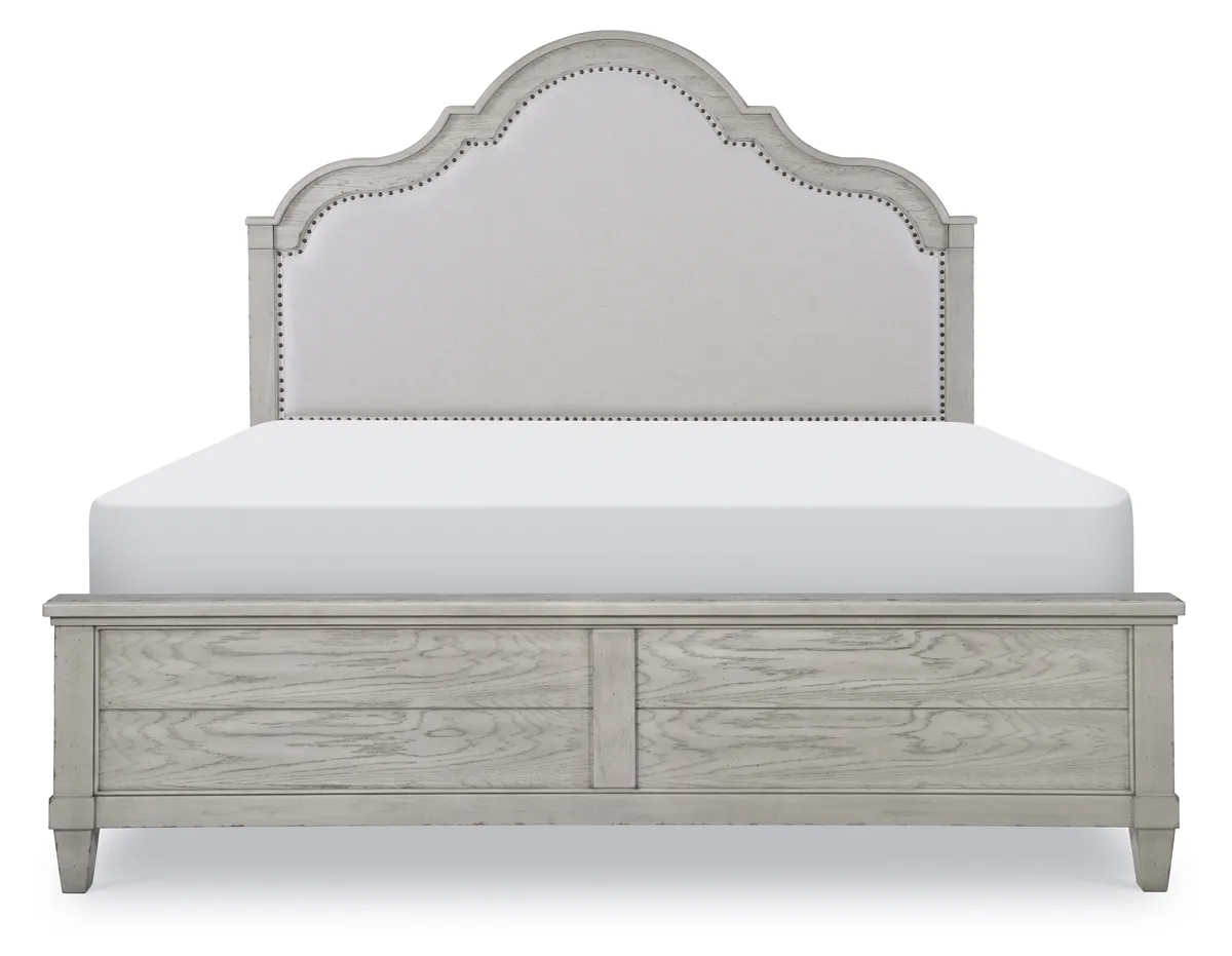 UPHOLSTERED PANEL BED CALIFORNIA KING - BELHAVEN