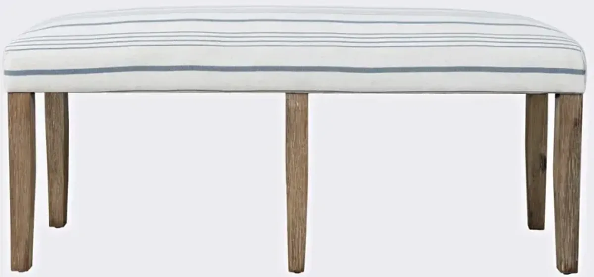 Jofran Eastern Tides Upholstered Bench