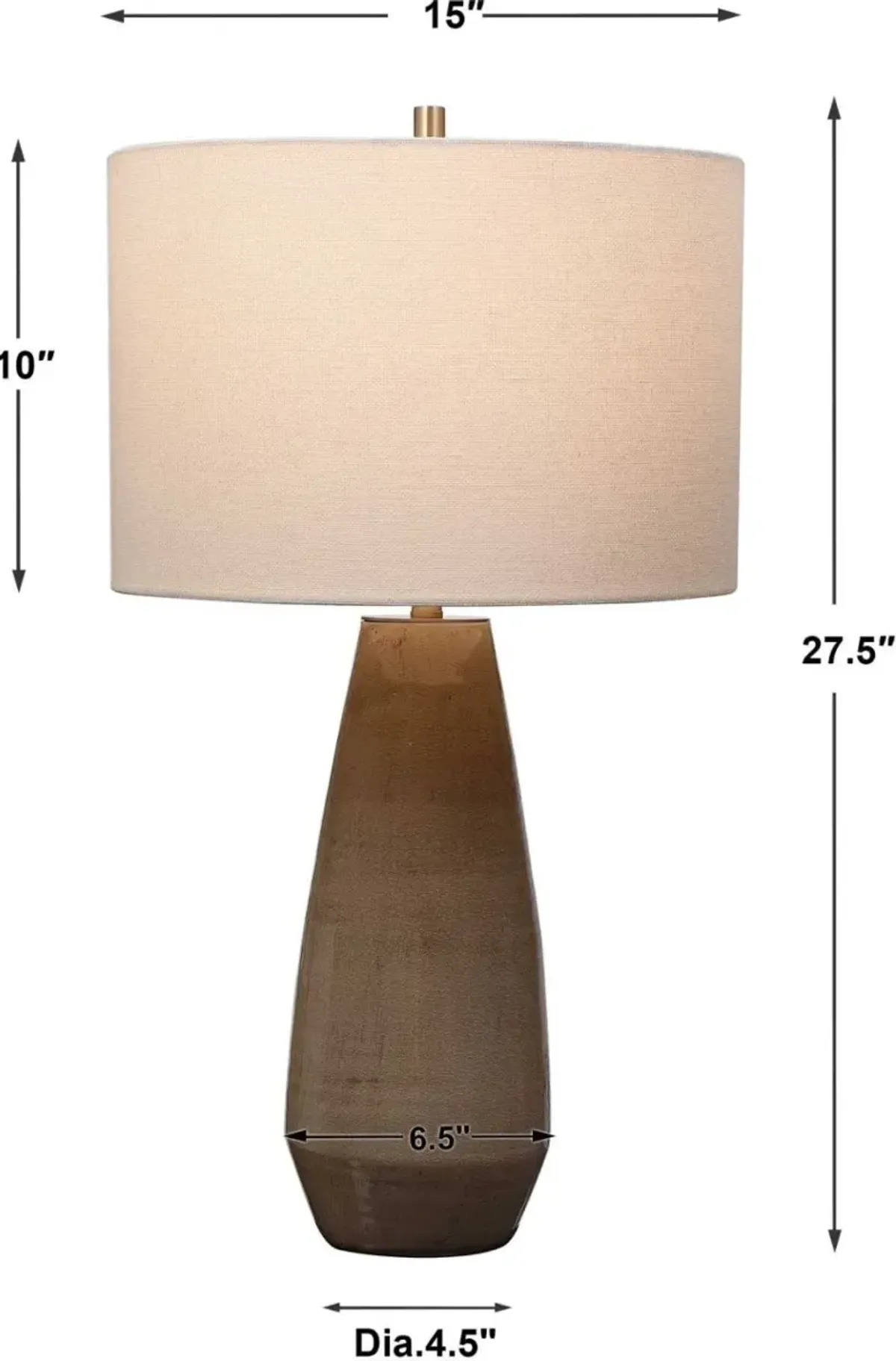 Uttermost by Osvaldo Mendoza Volterra Beige Table Lamp