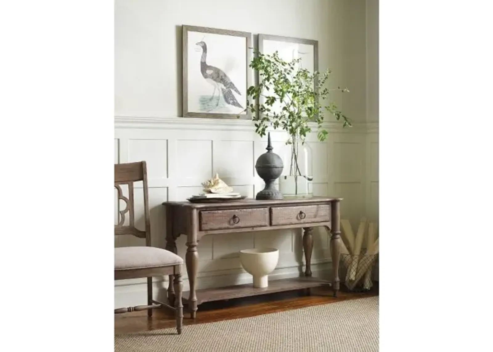 Kincaid Weatherford Cornsilk Sofa Table