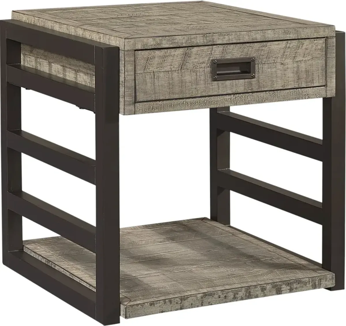 Aspenhome Grayson Cinder Grey End Table