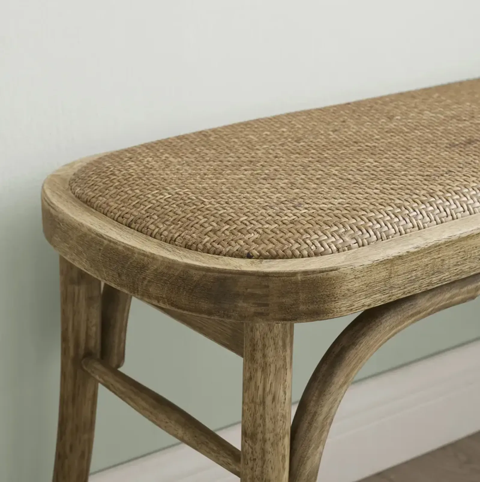 Linon Connelly Bentwood Bench Brown