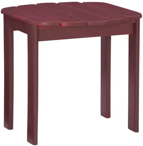 Linon Red Adirondack End Table