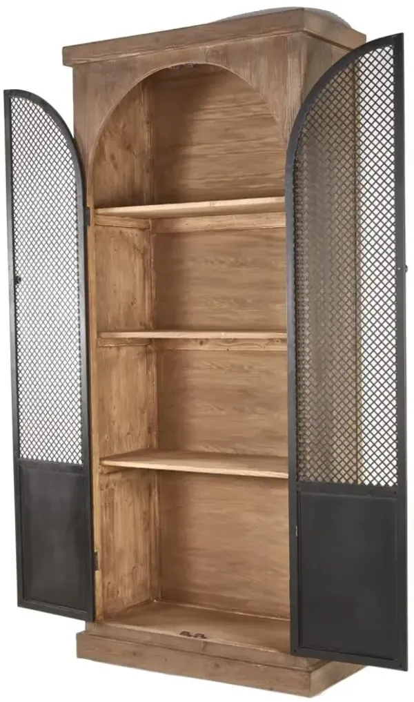 Nest Home Medium Grey Arch Cabinet