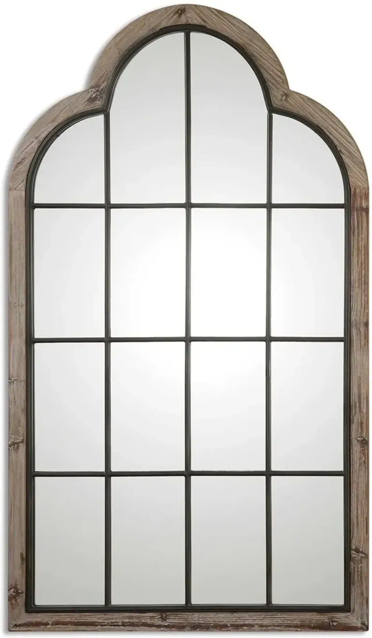 Uttermost Gavorrano Oversized Reclaimed Pine Arch Mirror