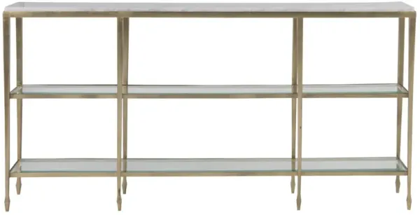 Artistica Home by Lexington Signature Designs Sashay Gold Console Accent Table