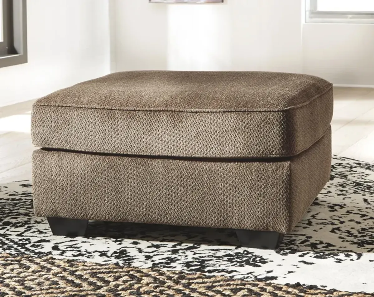 Ashley Graftin Oversized Accent Ottoman Teak Benchcraft