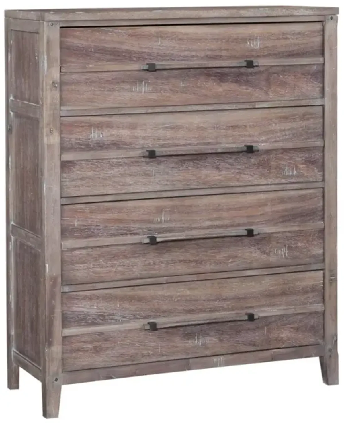 American Woodcrafters Aurora Weathered Grey Chest