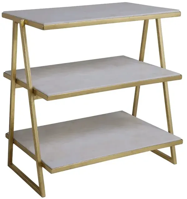 Artistica Home by Lexington Signature Designs Cumulus Triangular Tier Table