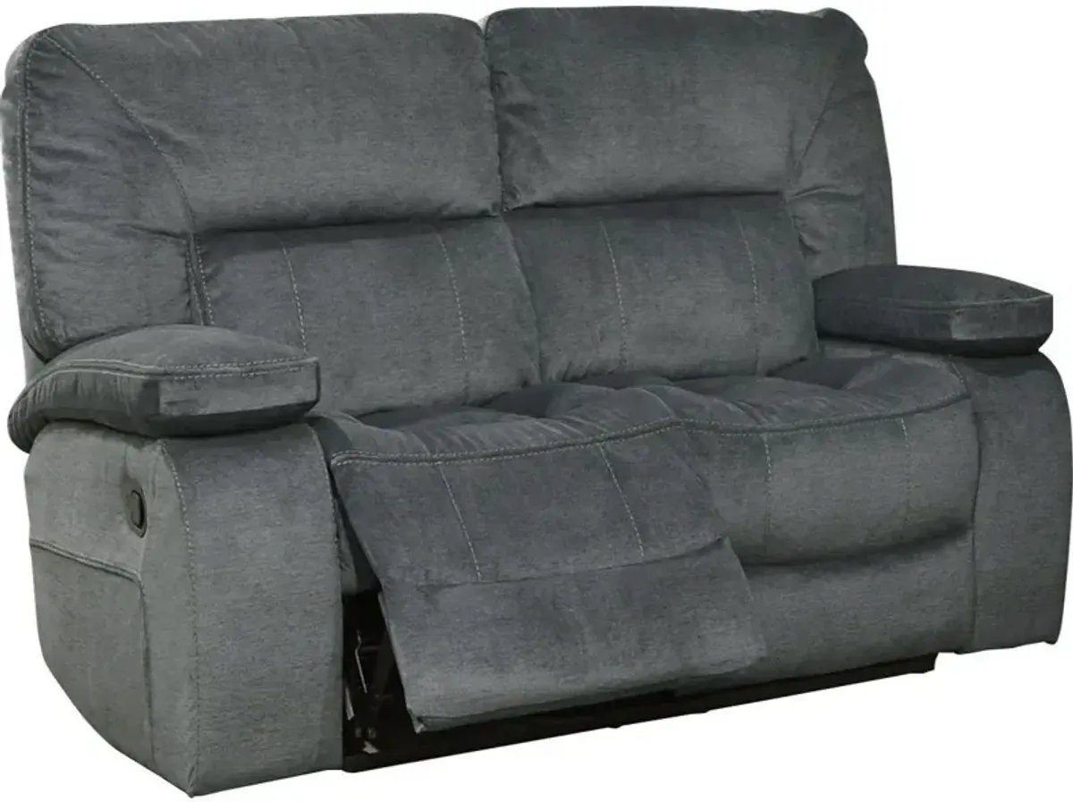 Parker House Chapman Manual Reclining Loveseat in Polo Finish