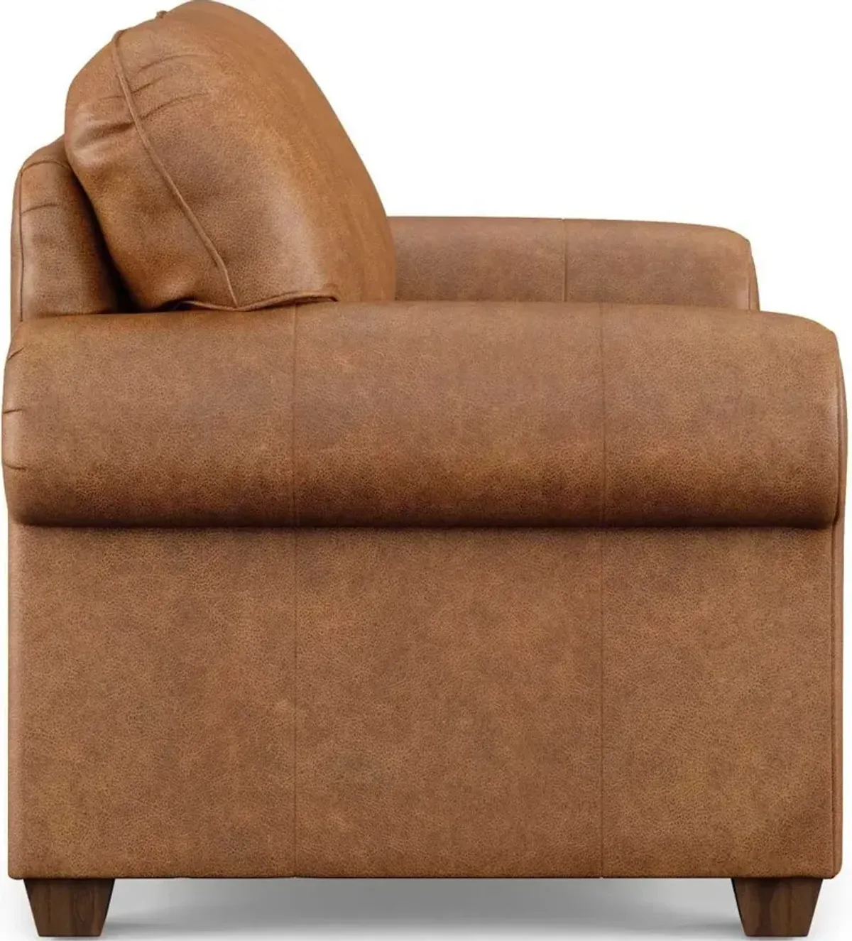 Flexsteel Thornton Light Brown Leather Oversized Chair & a Half