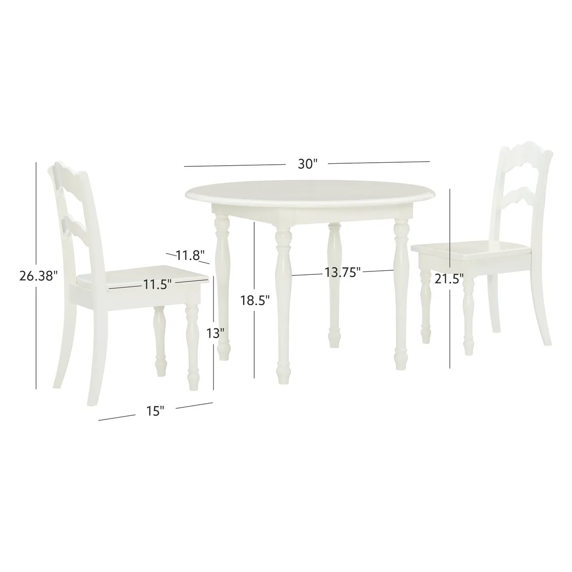 TORRI YOUTH TABLE AND 2 CHAIRS