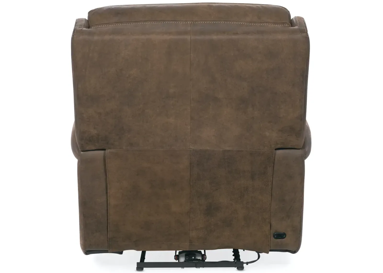 Hooker Furniture Wheeler Power Leather Recliner with Power Headrest