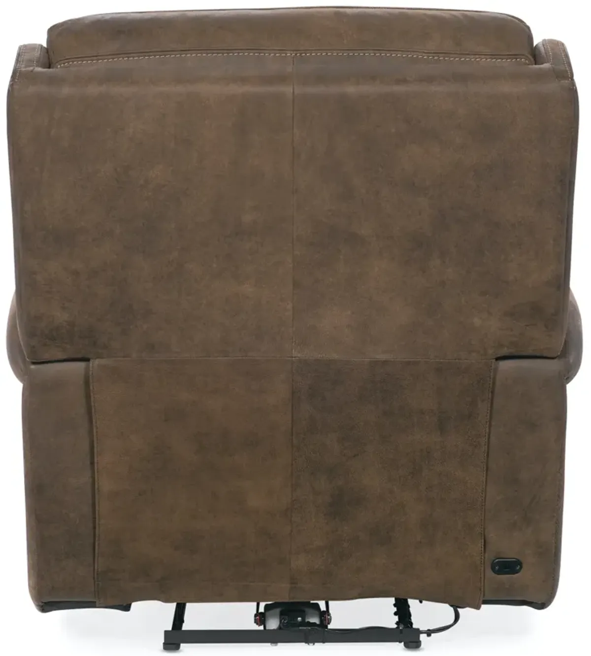 WHEELER POWER LEATHER RECLINER WITH POWER HEADREST