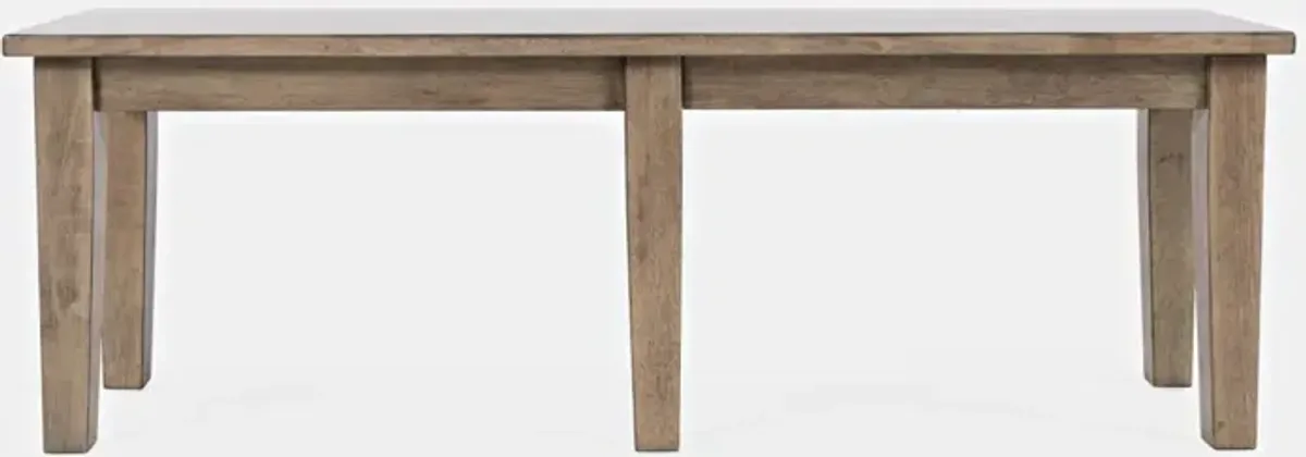 Jofran Prescott Park Dining Bench Weathered Oak