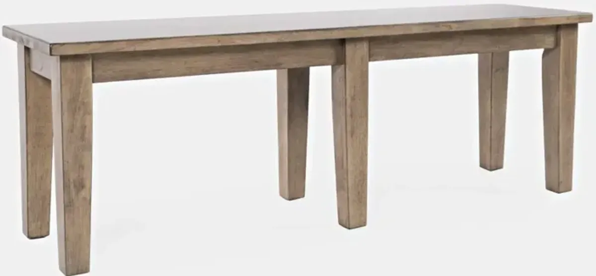 Jofran Prescott Park Dining Bench Weathered Oak