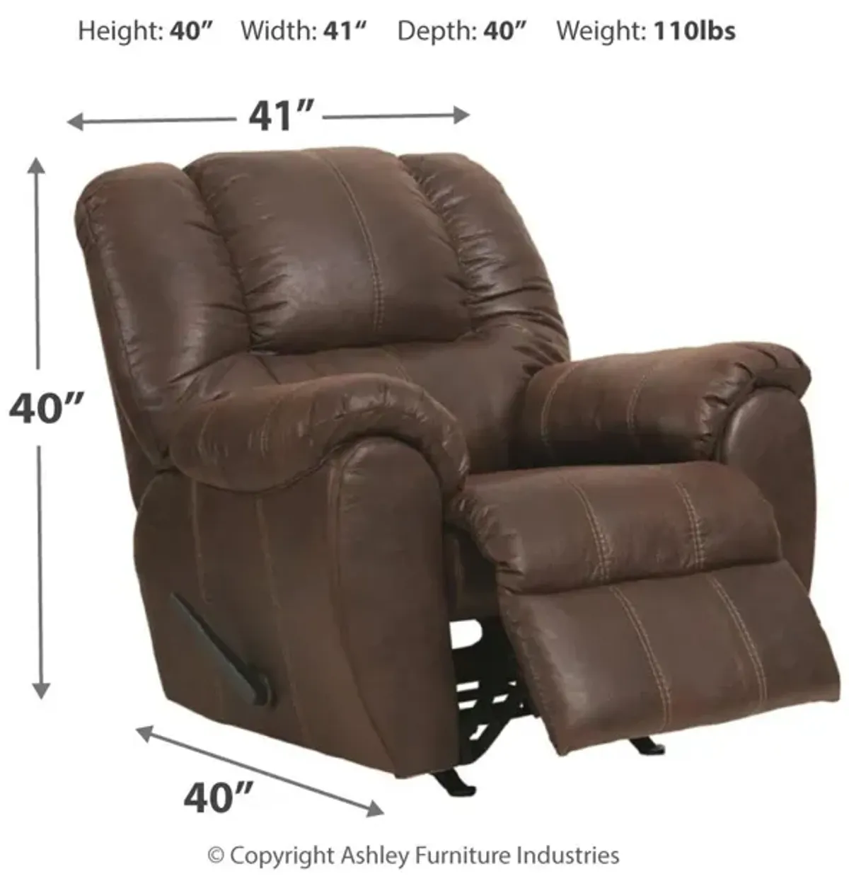 Hudson's Furniture Exclusive Mcgann Recliner