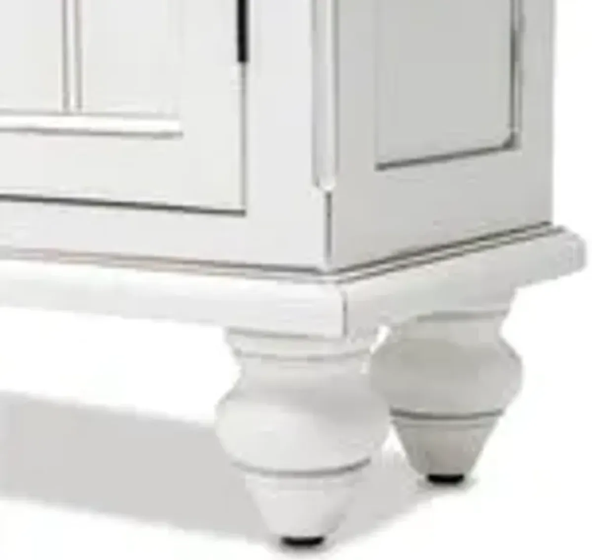 Seawinds Monaco Entry Cabinet with Baskets Blanc Finish