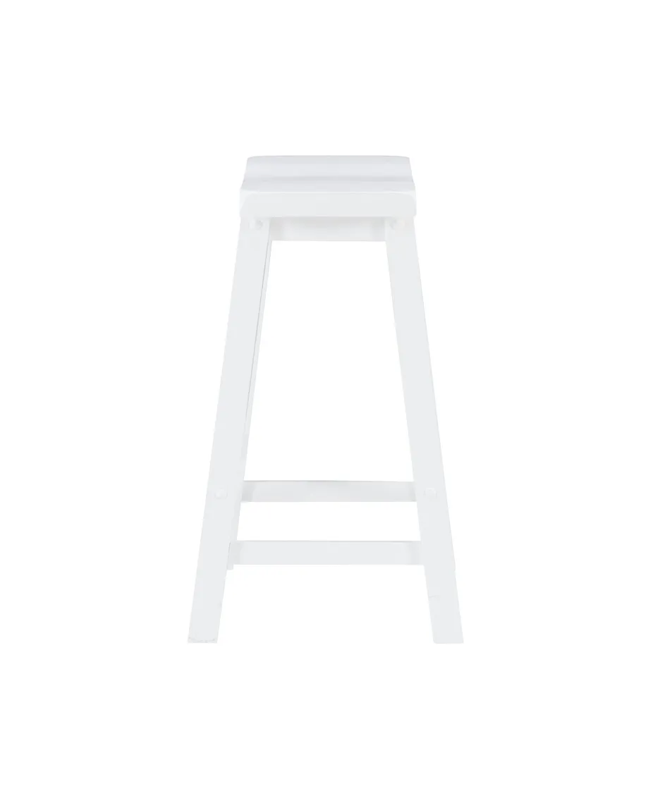 COLOR STORY WHITE COUNTER STOOL