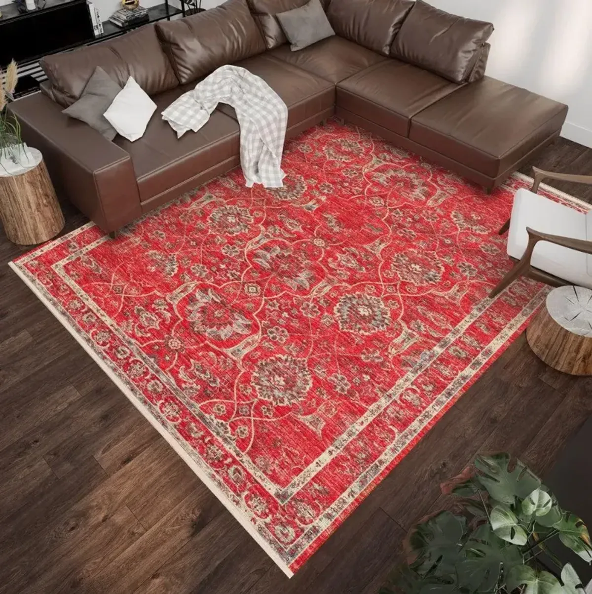 Dalyn Marbella Poppy 5'X8' Area Rug