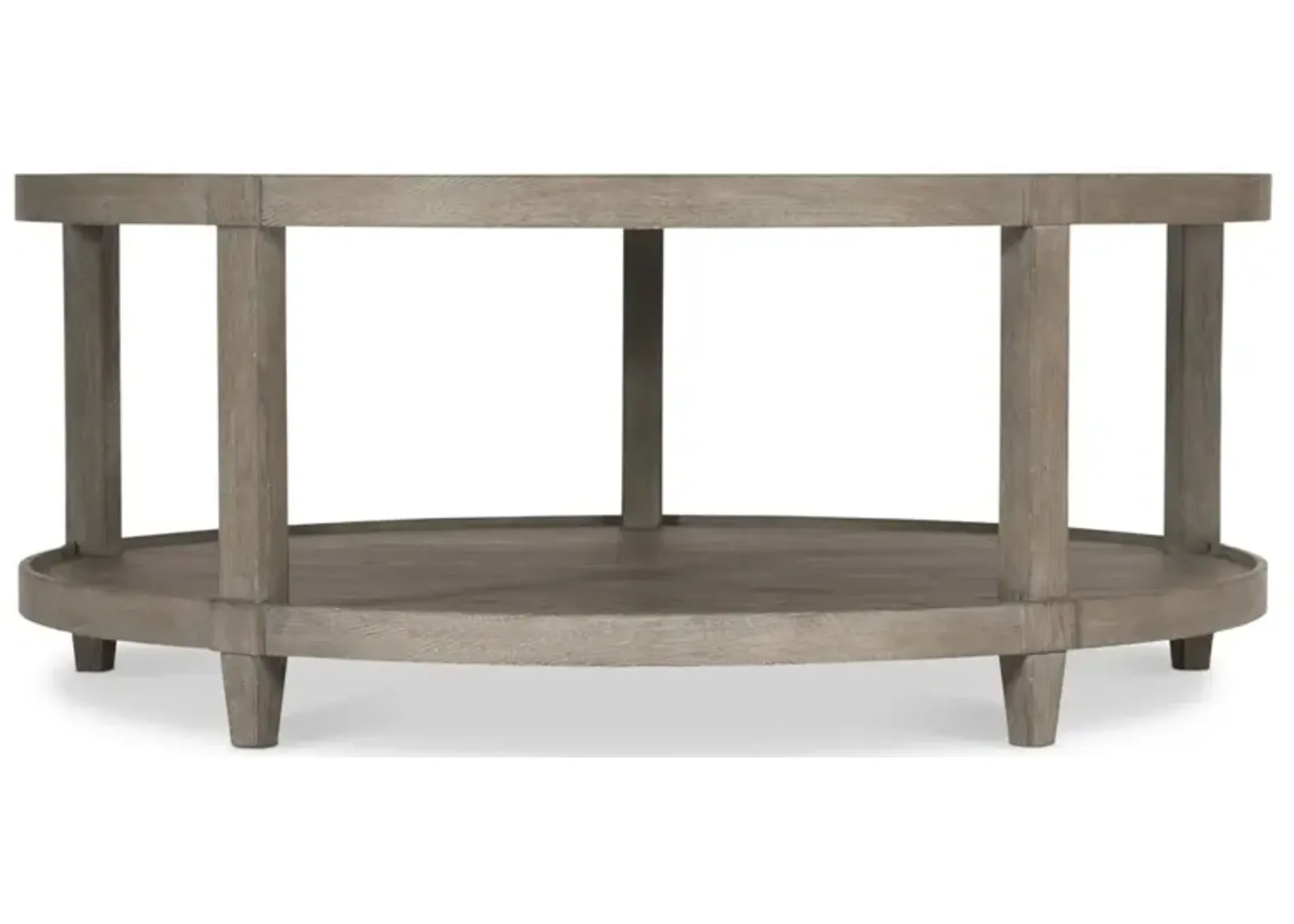 Bernhardt Albion Pewter Round Cocktail Table