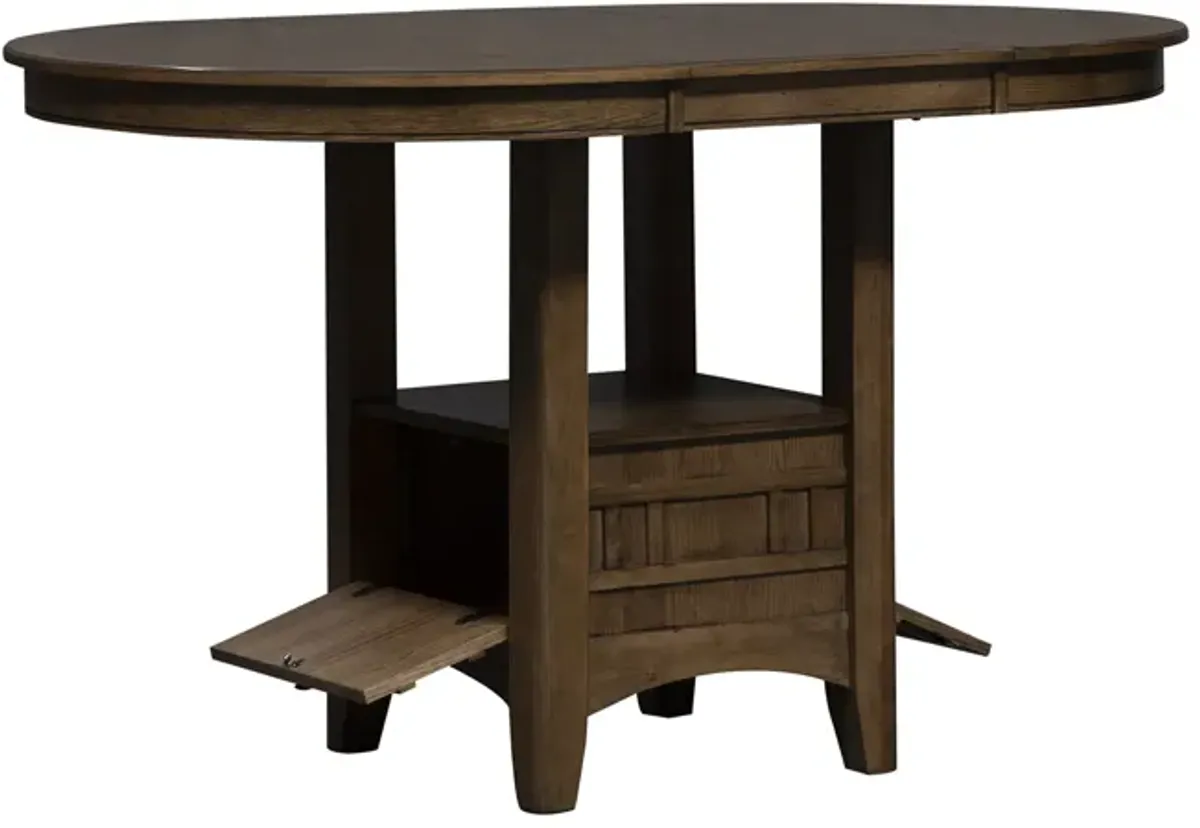 Liberty Furniture Santa Rosa Ii Antique Honey Pub Table