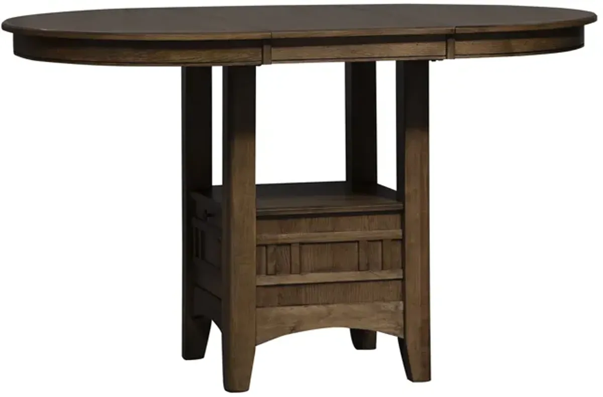 Liberty Furniture Santa Rosa Ii Antique Honey Pub Table