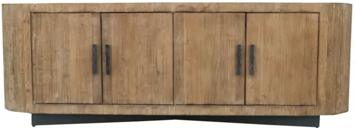 NATURAL LINCOLN TV MEDIA CABINET