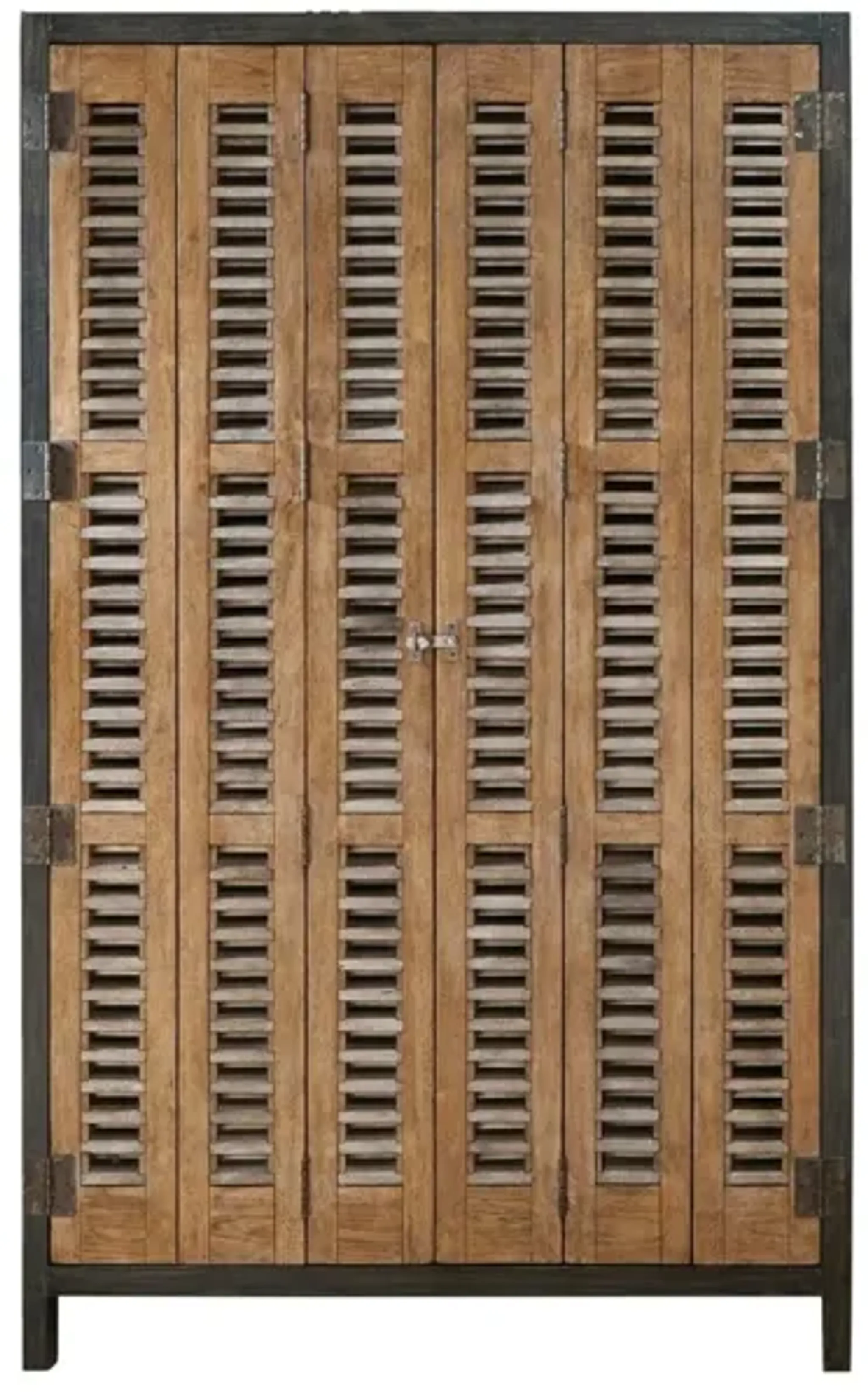 Universal Curated Libations Cobalt Black/Bisque Bar Locker | Furniture.com