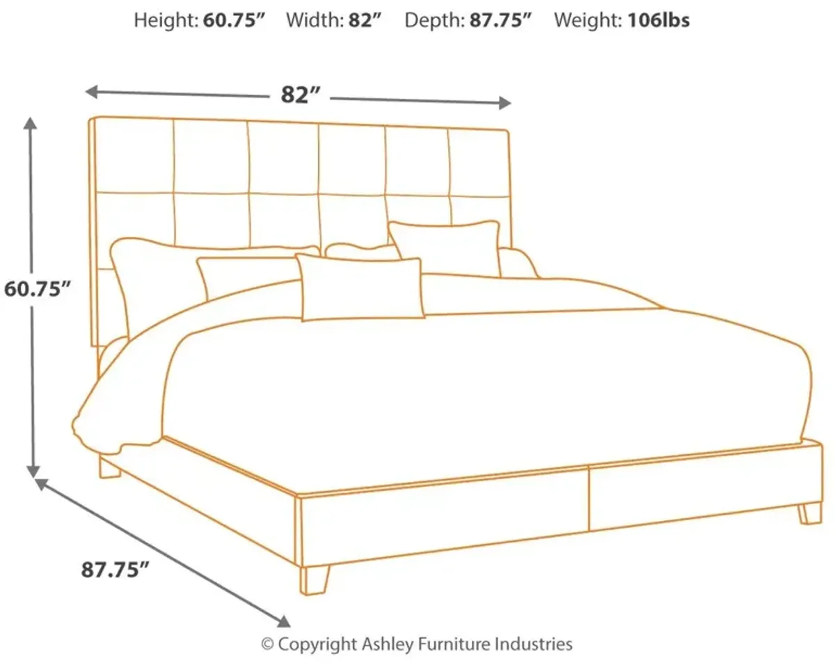 Ashley Dolante Gray King Upholstered Bed