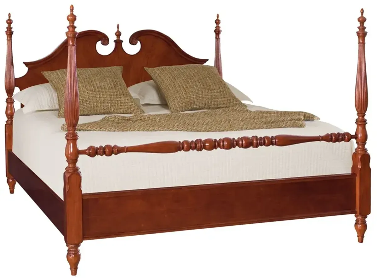 American Drew Low Poster Cherry Grove King Headboard