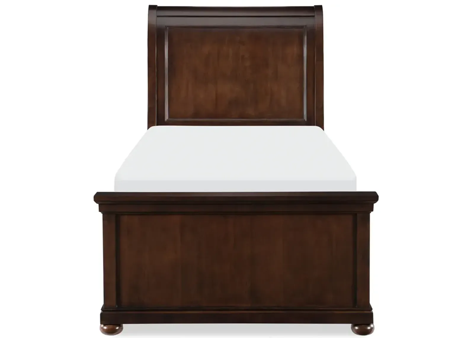 CANTERBURY CHERRY SLEIGH HEADBOARD TWIN CHERRY FINISH