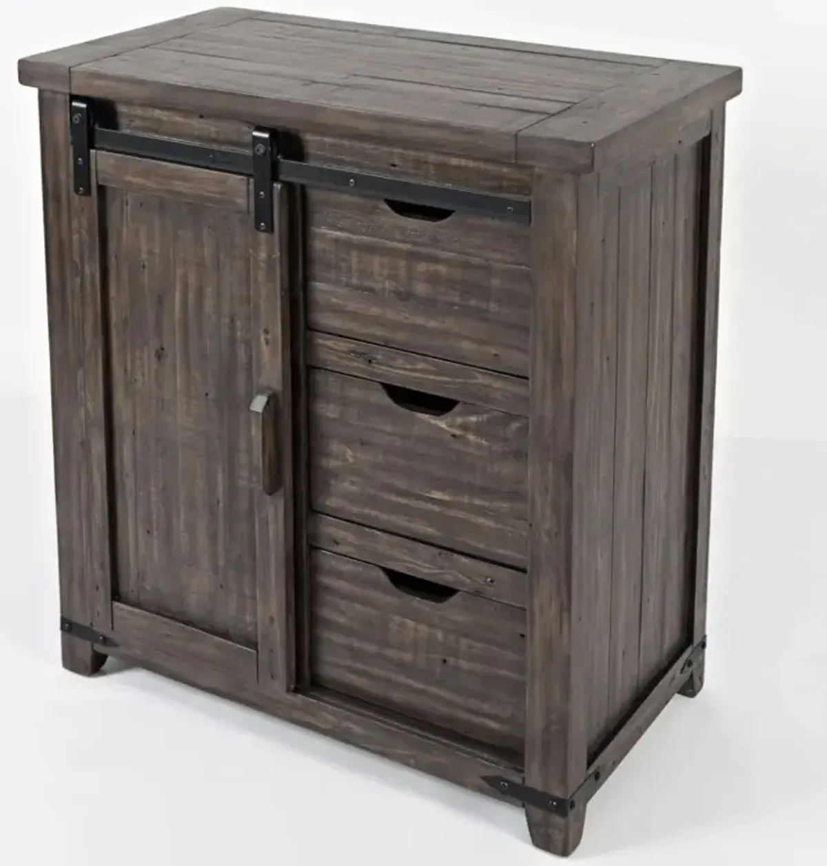 Jofran Madison County 32 Inch Accent Cabinet Barnwood