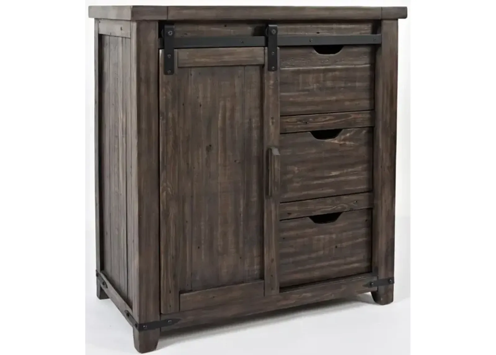 Jofran Madison County 32 Inch Accent Cabinet Barnwood