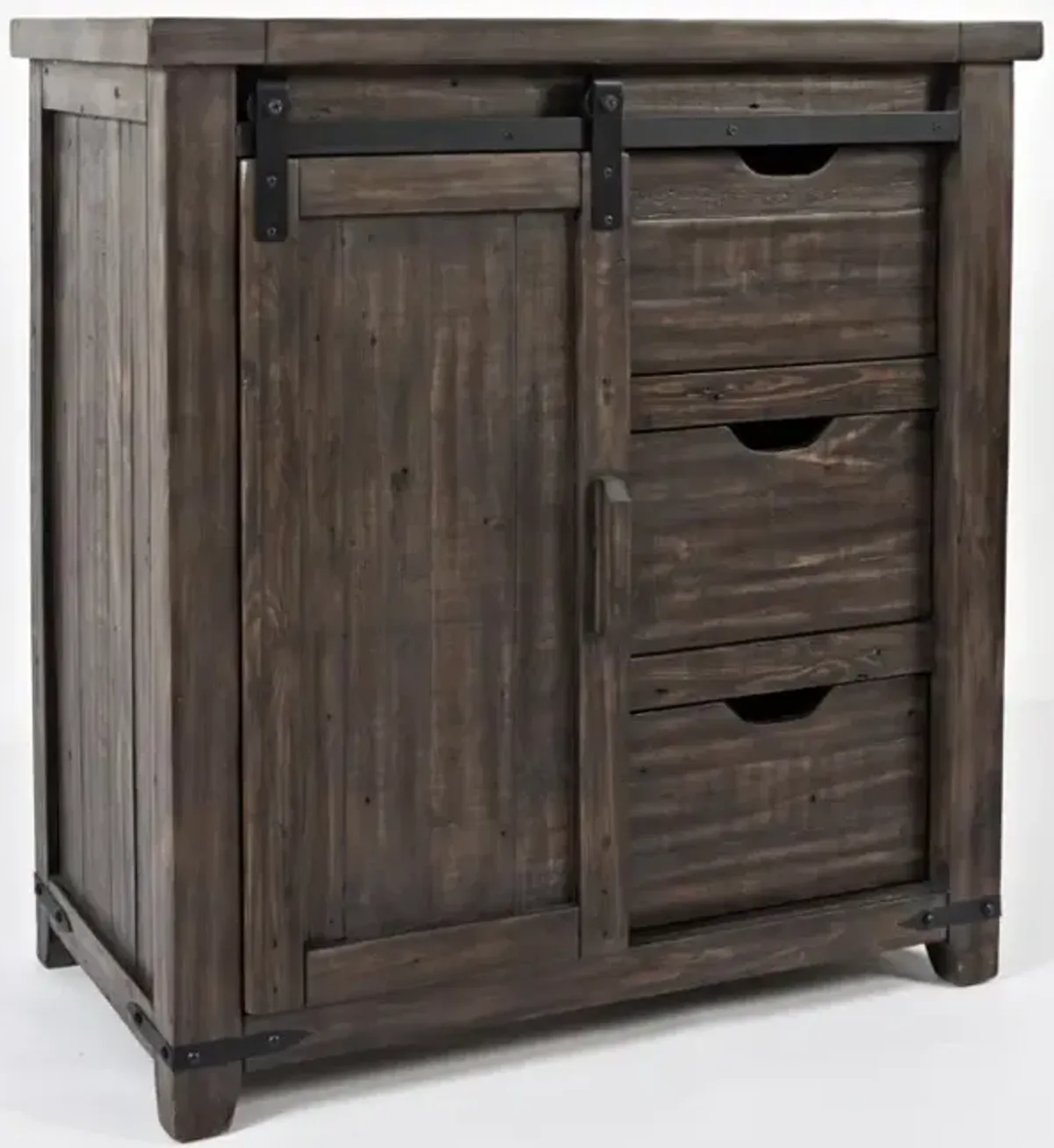 Jofran Madison County 32 Inch Accent Cabinet Barnwood