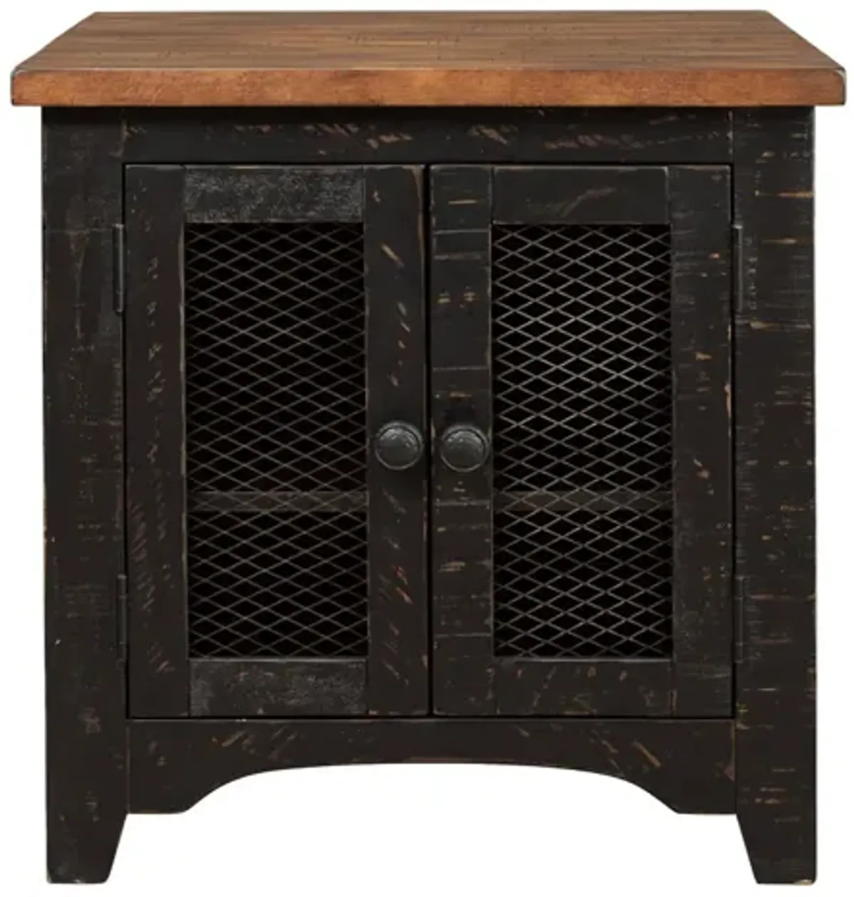 Ashley Valebeck Two-Tone Rectangular End Table