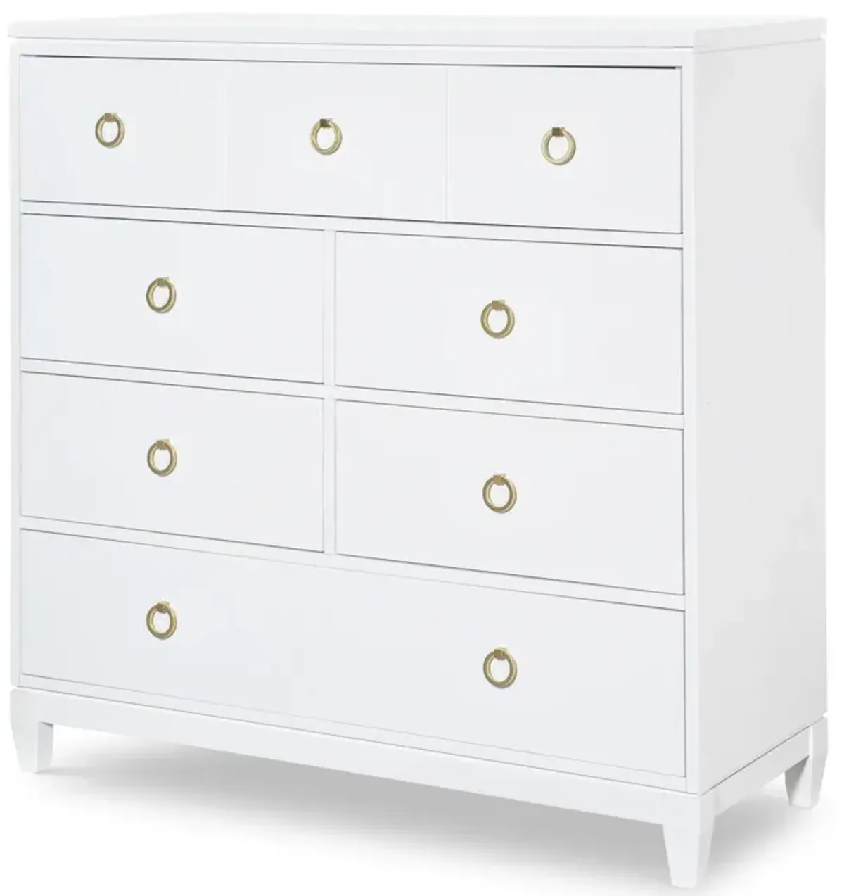 Legacy Classic Bureau White Finish Summerland White Chest