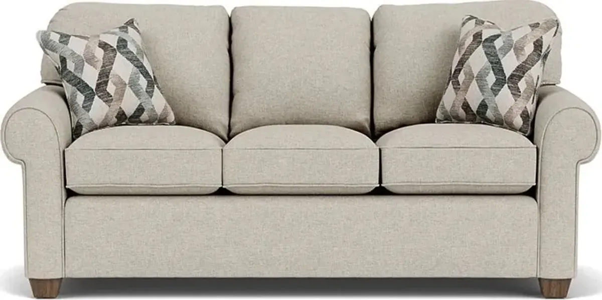Flexsteel South Haven Silver Driftwood Sleeper Sofa